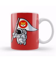 Shiba Inu Coin To The Moon SHIBARMY Kupa Bardak Porselen