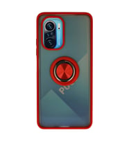 K40 Kılıf Montreal Yüzüklü Kapak - Kırmızı