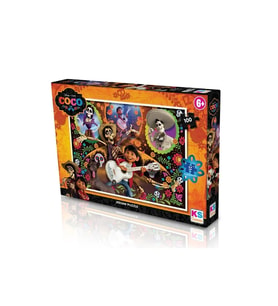 Ks Games 100 Parça Puzzle Coco Lisanslı Ürün