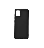 Samsung Galaxy A51 Uyumlu Kılıf Zore Premier Silikon Kapak (Siyah)