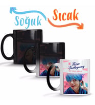 Taehyung BTS PERSONA Sihirli Kupa Bardak Porselen