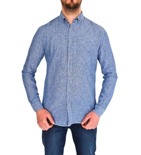 Erkek Spor Gömlek Silim Fit 9950 BGL-ST01842 (Lacivert)