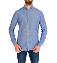 Erkek Spor Gömlek Silim Fit 9950 BGL-ST01842 (Lacivert)