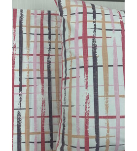 NİVEMESHOME BOYA DESENLİ 2 Lİ YASTIK KILIFI KAPAKLI 50X70