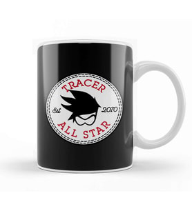 Tracer Overwatch All Star Converse Kupa Bardak Porselen