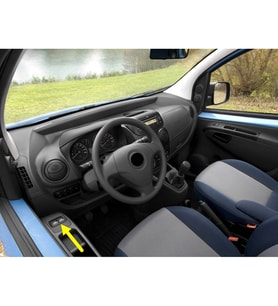 Citroen Nemo 2008-2017 Sol Ön Cam Düğmesi Çiftli Çerçeveli 735518654