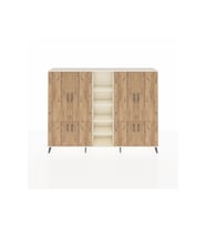 Arges Dolap 14 Raflı 8 Kapaklı 220x30x163 Aytaşı-Çam/Aytaşı