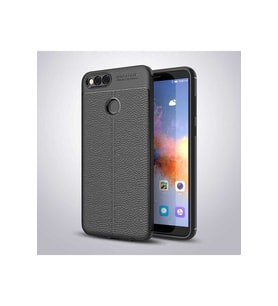 Huawei Honor 7X Uyumlu Kılıf Zore Niss Silikon Kapak (Siyah)