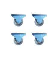 Furç Sabit Teker - 32MM - Şeffaf HKS236 - 4 Adet
