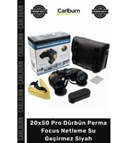 #Dürbün Askeri Bak4 Prizma HD Netleme 20x50 Pro Dürbün Perma Focus Netleme Su Geçirmez Siyah