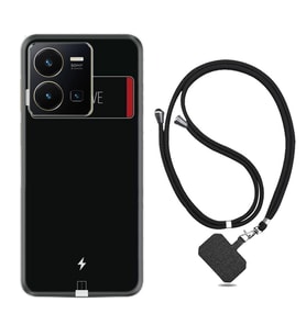 Vivo Y22 Kılıf Resimli Boyun Askılı İpli Desenli Silikon My Love 1402