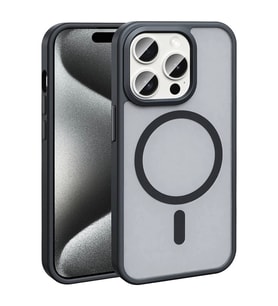 Apple iPhone 15 Pro Max Kılıf M-safe Şarj Özellikli Mat Arka Yüzey Zore Sio Kapak