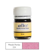Artdeco Metalik Kumaş Boyası 224 Pembe 