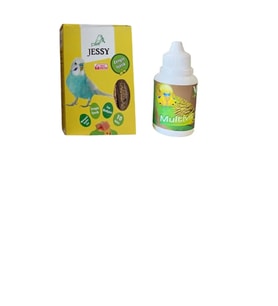 Kafes Kuşları İçin Multivitamin 50 cc Ve Jessy Ballı Kraker 10 lu