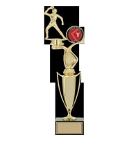 ODAK KUPA - Figürlü Kupalar - Masa Tenisi Kadın Figürlü Kupalar FG-043 A - 43 cm