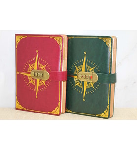 Özel Tasarım Şifreli Deri Defter