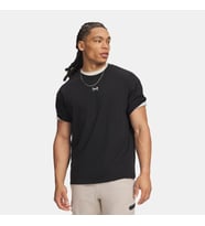 Under Armour Ua M Hwt Metal Logo Ss Siyah Erkek T-Shirt 6013618-008