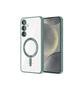 Newface Samsung Galaxy S23 Plus Kılıf Kross Magneticsafe Kapak - Koyu Yeşil