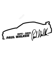 Paul Walker Sticker Yapıştırması 20CM