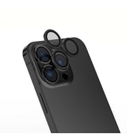 Apple iPhone 15 Pro Uyumlu Zore Mikro Kamera Lens Koruyucu (Siyah)