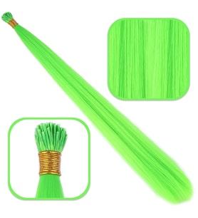 Fiber Sen Boncuk Kaynaklık Renkli / Neon Yeşil / 100 Adet