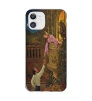 Iphone 11 Uyumlu Romeo ve Juliet Tasarımlı Şeffaf Telefon Kılıfı
