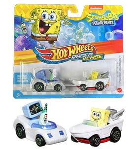 RacerVerse Disney Pixar Monsters İkili Arabalar Plankton & Spongebob SquarePants