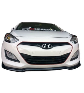 Hyundai İ30 Uyumlu Ön Lip (Plastik)