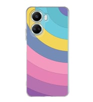 Huawei Nova 10 Se Uyumlu Kapak Renk Cümbüşü Tasarımlı Şeffaf Silikon Kılıf