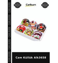 Özel Üretim Sigir Tablo Aksesuar Ev Ofis Hediye Dekoratif Masaustu Cam Küllük Alk3658