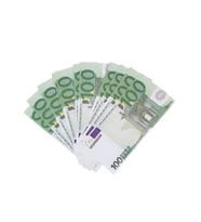 Düğün Parası Sahte Para 200 Adet Şaka Oyun Parası 100 Euro (Fıstık Yeşili)