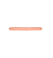 Double Dong Çift Taraflı İki Yönlü Esnek Dildo Kıkırdaklı Penis 36 Cm