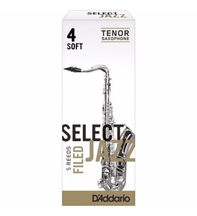 D\'Addario Woodwinds Select Jazz Tenor Saksafon Kamışı No:4 Soft