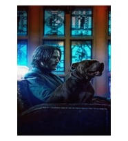 John Wick Tablo Ahşap Poster Dekoratif