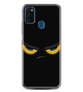 Samsung M21 M22 M23 M30 M31S M32 Kılıf Desenli Silikon Black Eyes 1644