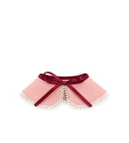 Rakerplus Vintage Tarz Kurdeleli Pembe Kız Çocuk Yakalık