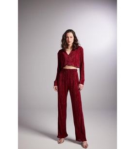 Markano Comfy Pantolon Bordo
