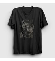 Presmono Unisex Siyah Broken Rapper NF T-Shirt 304767tt