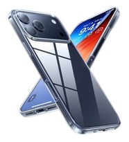 Coverzone iPhone 17 ?le Uyumlu K?l?f Crystal Clear ?nce Hissiyat Sararma Yapmayan Slot ve Logo G�steren Tu?lara Rahat Eri?im, Sert Plastik ?effaf ?phone 17 ?le Uyumlu K?l?f
