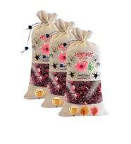 3 Adet Bez Torba Hibiskus Nar Çiçeği 240 Gr. X 3 Ad. Yeni Mahsül Seçme Bamya Çiçeği Çayı 720 Gr.