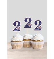Denizci Temalı * 2 (iki) Yaşında Cupcake Süsü '10lu