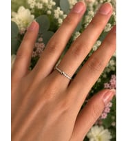 Minimal Yonca Silver Yüzük