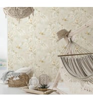 Adawall Tropicano Papağan ve Tropikal Bitkiler Desenli Duvar Kağıdı 9905-2
