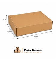 35x50x15 cm E-Ticaret ve Kargo Kutusu (20 ADET)