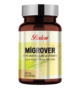 Migrover Bitki Ekstrakları Ve Vitamin İçeren Kapsül 720Mg 60 Kapsül Balen