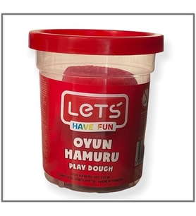 Lets Oyun Hamuru 115Gr Kırmızı - 4 adet