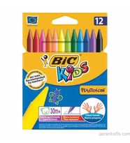 Bic Plastidecor Silinebilir Mum Pastel Boya (12 Renk)