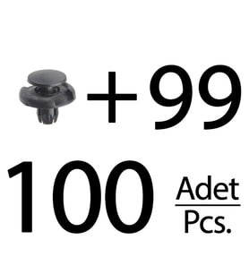 Honda için Davlumbaz Klipsi- 100 Adet