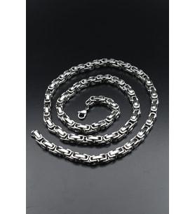 Paslanmaz Çelik Kral Model Kolye Zincir 5Mm 902478