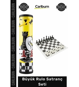 #SantrançSeti Okul Turnuva Tipi Pratik Taşıma Kolay Kompakt Dayanıklı Şık Büyük Rulo Satranç Seti